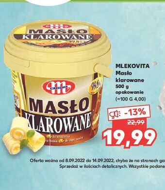 Kaufland Masło klarowane mlekovita klarowane oferta