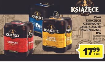 Carrefour Piwo książęce czerwony lager oferta