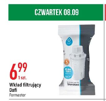 Wkład filtrujący standard dafi