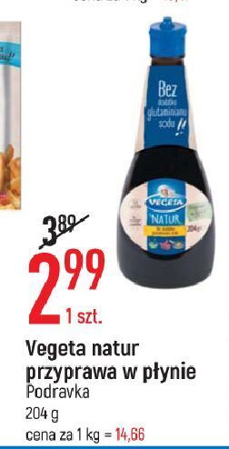 E.Leclerc Przyprawa w płynie bez glutaminianu sodu vegeta natur oferta