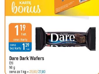 E.Leclerc Wafelek w ciemnej czekoladzie eti dare oferta