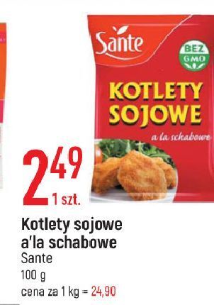 E.Leclerc Kotlety sojowe a'la schabowe sante oferta