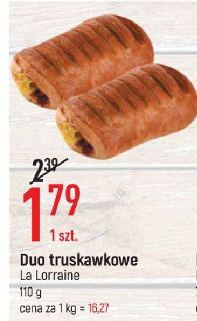 E.Leclerc Ciastko duo truskawkowe la lorraine oferta