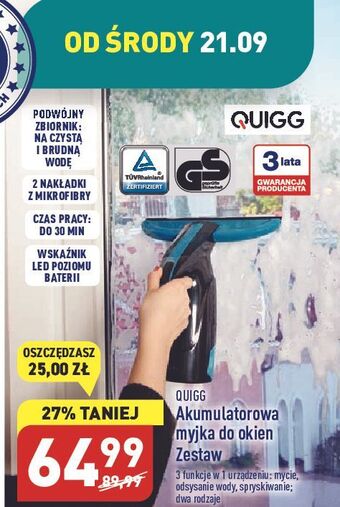 ALDI Myjka elektryczna do okien quigg oferta