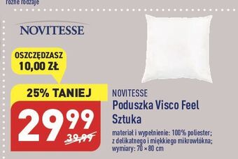 ALDI Poduszka 70 x 80 visco feel novitesse oferta