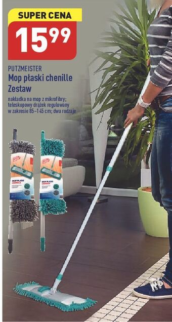 ALDI Mop płaski z mikrofibry putzmeister oferta