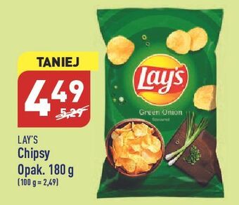 ALDI Chipsy zielona cebulka lay's oferta