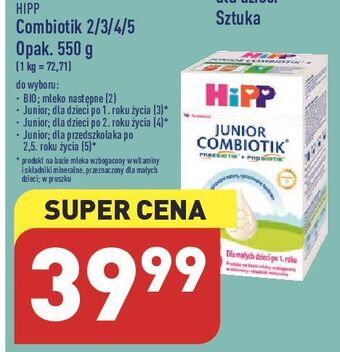 ALDI Mleko 3 hipp junior combiotik oferta