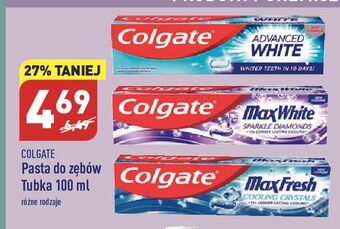 ALDI Pasta do zębów sparkle diamonds colgate max white oferta