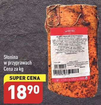 ALDI Słonina w przyprawach oferta