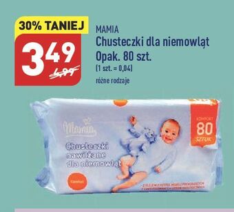 ALDI Chusteczki dla niemowląt comfort mamia oferta
