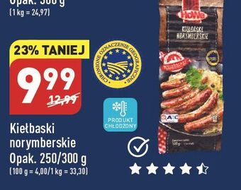 ALDI Kiełbaski norymberskie klasyczne howe oferta