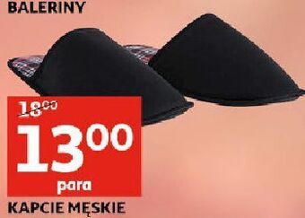 Auchan Kapcie męskie oferta