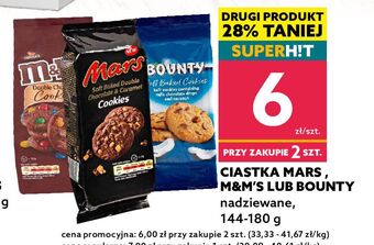 Dealz Ciastka z kokosem i czekoladą bounty soft baked cookies oferta