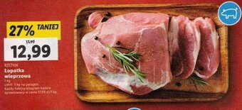 Lidl Rzeźnik Łopatka wieprzowa 1 kg oferta