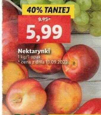 Lidl Nektarynki 1 kg oferta