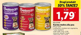 Lidl Karma dla psa z wołowiną bellosan oferta