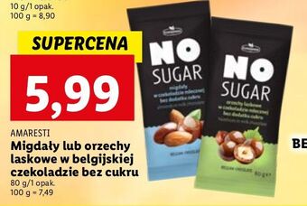 Lidl Migdały w czekoladzie amaresti oferta