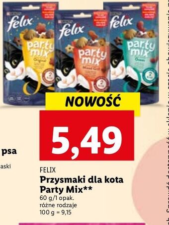 Lidl Karma dla kotów mixed grill purina felix party mix oferta