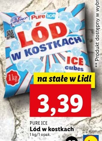 Lidl Lód w kostkach pure ice oferta