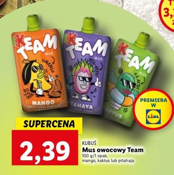 Lidl Mus pitahaja kubuś team oferta