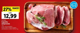 Lidl Łopatka wieprzowa bez kości rzeźnik codzienna dostawa oferta