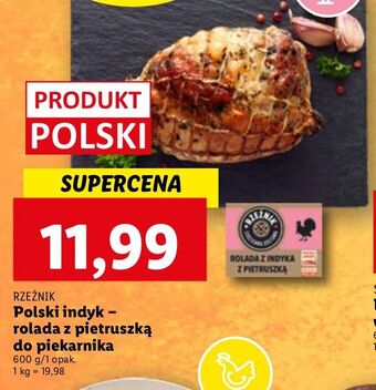Lidl Rolada z indyka pietruszką rzeźnik codzienna dostawa oferta