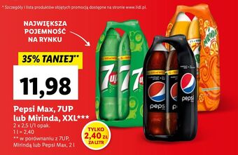 Lidl Napój orange mirinda oferta