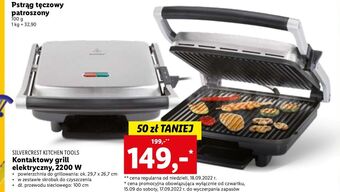 Lidl Grill elektryczny 2200w silvercrest oferta