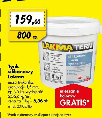 Bricoman Tynk silikonowy Lakma oferta