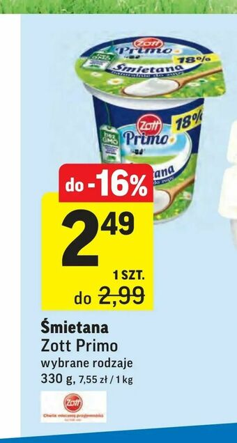 Intermarche Śmietana oferta