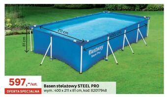 Leroy Merlin Basen stelażowy STEEL PRO oferta
