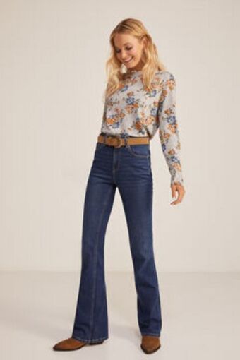 Springfield Printed t-shirt with two-material collar oferta