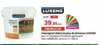 Leroy Merlin Impregnat dekoracyjny do drewna LUXENS oferta