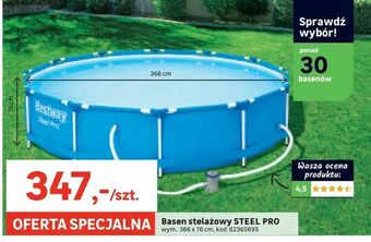 Leroy Merlin Basen stelażowy STEEL PRO oferta