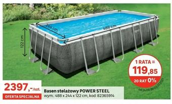 Leroy Merlin Basen stelażowy POWER STEEL oferta