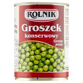 Auchan Rolnik groszek konserwowy 400 g oferta
