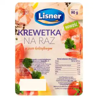 Stokrotka Lisner krewetka na raz w sosie koktajlowym 90 g oferta