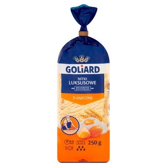 Auchan Goliard makaron 5 jajeczny nitki luksusowe 250 g oferta