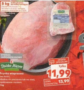 Kaufland Szynka wieprzowa bez kości 1 kg oferta