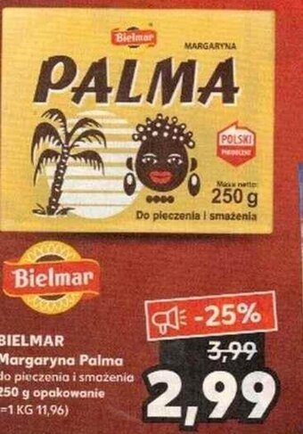 Kaufland Bielmar Margaryna Palma 250 g oferta