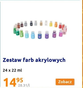 Action Zestaw farb akrylowych oferta