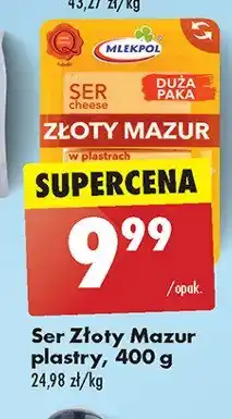 ALDI Ser złoty mazur oferta