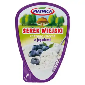 Auchan Piątnica - serek wiejski z jagodami oferta