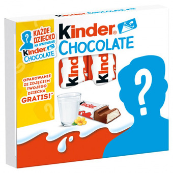 Auchan Kinder - chocolate batonik z mlecznej czekolady z nadzieniem mlecznym oferta