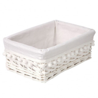 Auchan Altom design - koszyk z pomponami 30x21x13 cm oferta