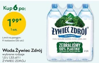 Groszek Żywiec Zdrój Woda 1,5 l oferta