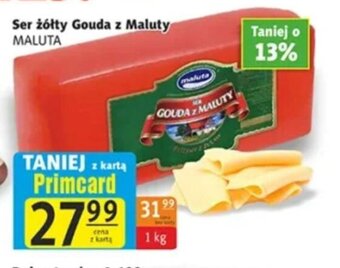 Prim Market Maluta Ser żółty Gouda z Maluty 1 kg oferta