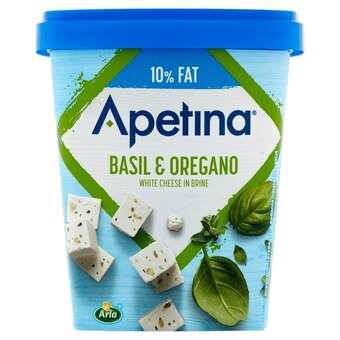 Kaufland Arla apetina ser biały sałatkowy w kostkach z oregano i słodką bazylią 430 g oferta