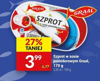 Twój Market Szprot w sosie graal oferta